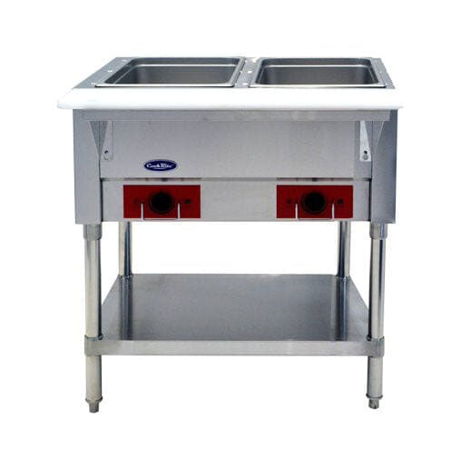 CookRite 2 open well electric steam table