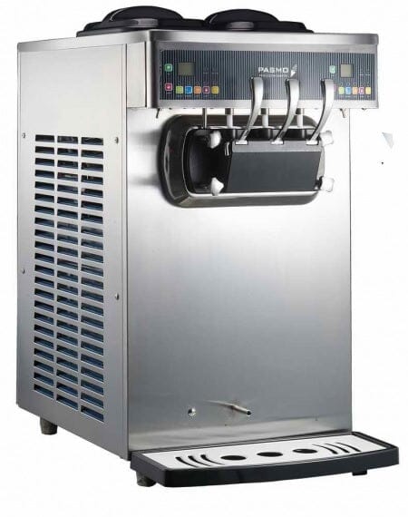air-cooled table top soft serve machine