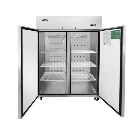 Atosa MBF8002GR 44.5 Cu.ft Double Door Top Mount Reach-In Freezer 2 Door Refrigerator Atosa 