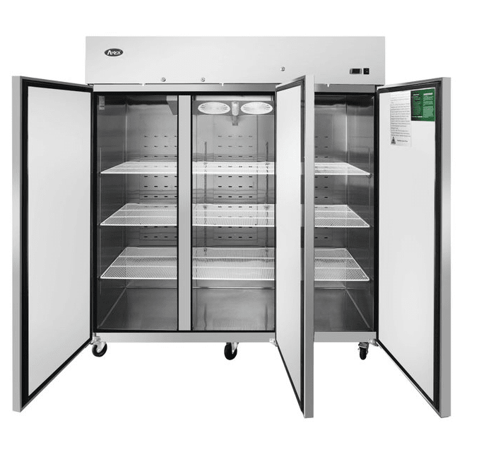 Atosa MBF8006GR 69.2 Cu.ft Triple Door Top Mount Reach-In Refrigerator 3 Door Refrigerator Atosa 