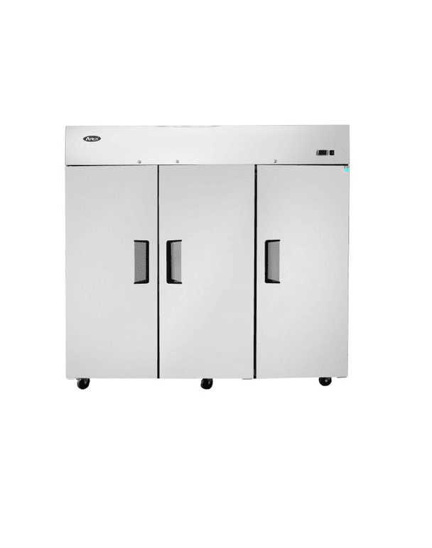 Atosa MBF8006GR 69.2 Cu.ft Triple Door Top Mount Reach-In Refrigerator 3 Door Refrigerator Atosa 