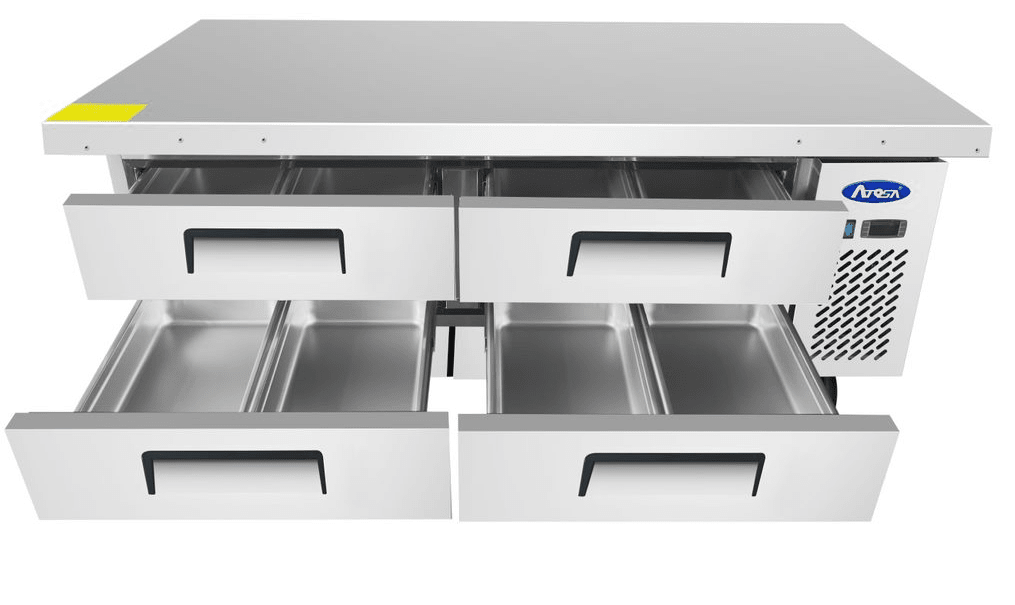 Atosa MGF8453GR 72" Double Section Stainless Steel Chef Base Chef Base Atosa 