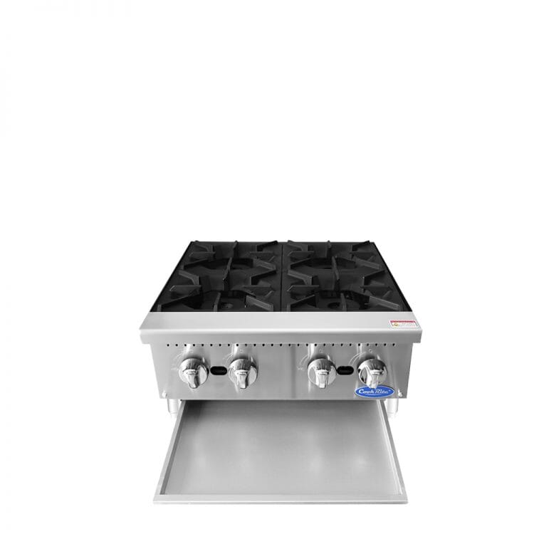 Cook Rite ACHP-4 — 24″ Four (4) Burner Hot Plate Restaurant Equipment and Supply 