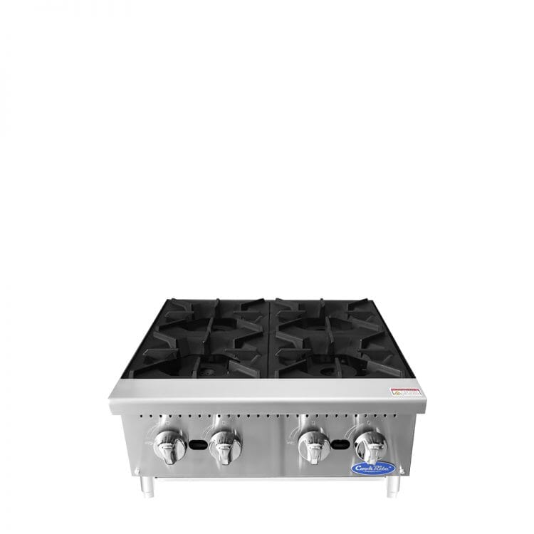 Cook Rite ACHP-4 — 24″ Four (4) Burner Hot Plate Restaurant Equipment and Supply 