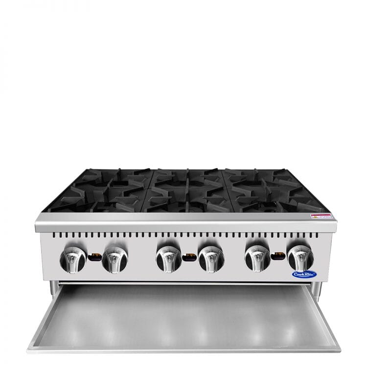 Cook Rite ACHP-6 — 36″ Six (6) Burner Hot Plate Restaurant Equipment and Supply 