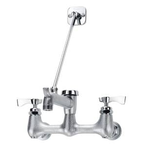 Krowne Metal 16-127 Royal Series 8" Wall Mount Service Faucet - 6.5" Spout Faucet Krowne 