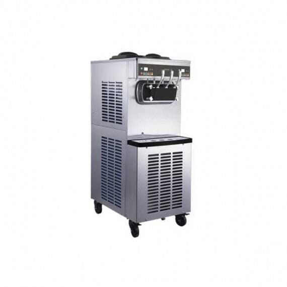 PASMO S520FA2 - Gravity-Fed, Twin Twist, Standing Soft Serve Freezer, Air Cooled 220 v / 60 hz 1p Soft Serv Pasmo 
